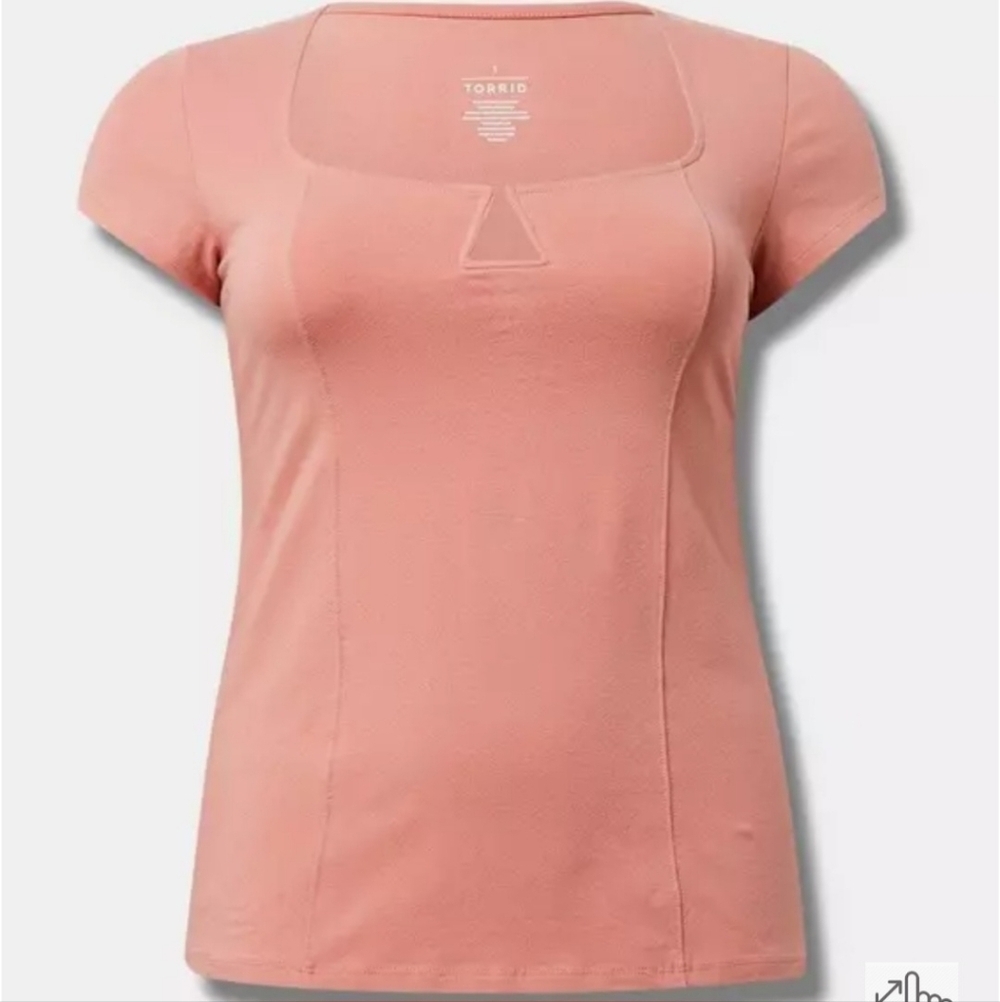 NWT Torrid Foxy Notch Neck Top